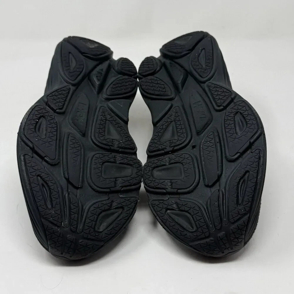 Hoka One One Bondi 8 Womens 8.5 D Wide Triple Black Running Shoes Sneakers